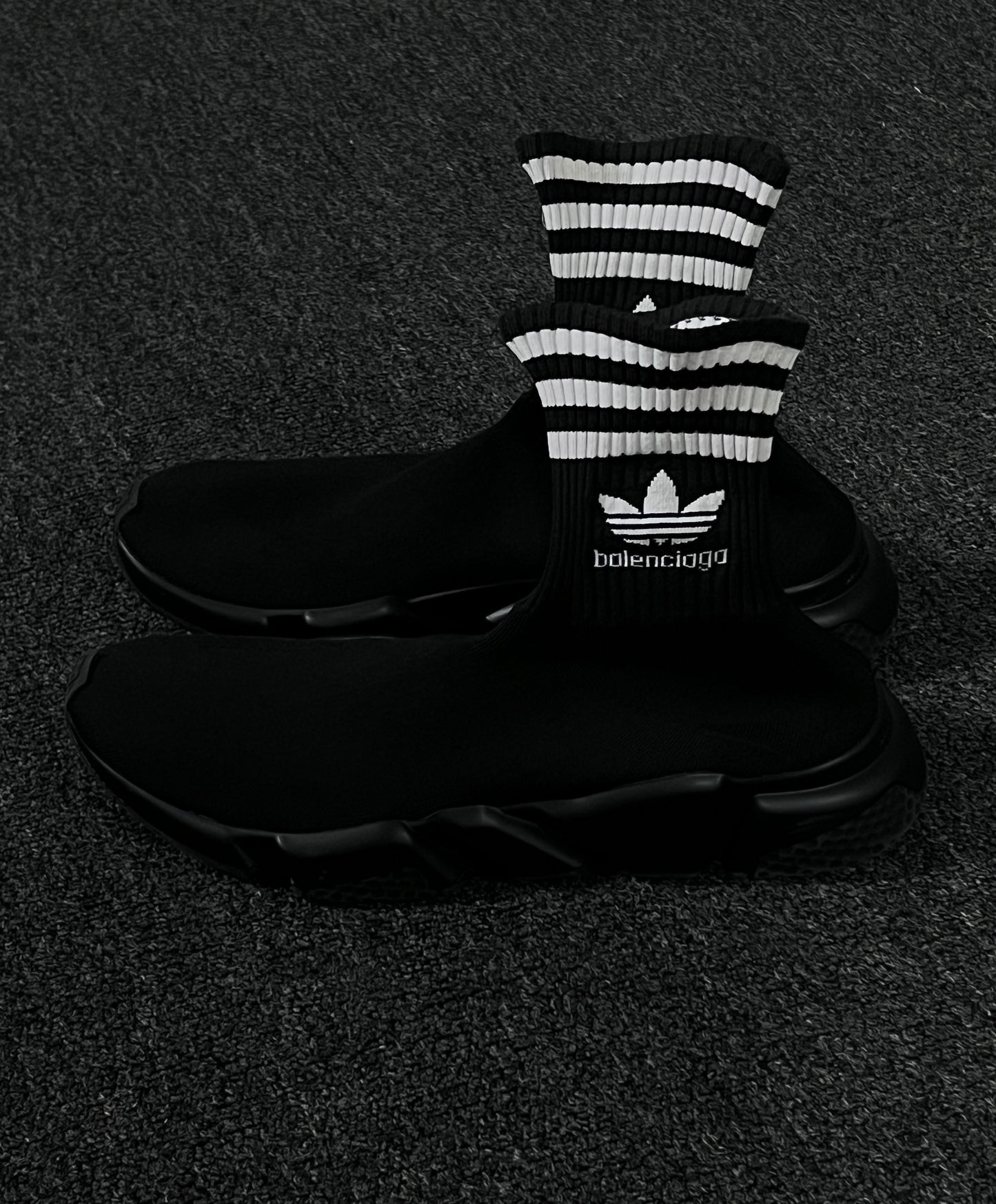 BALENCIAGA X ADIDAS SPEED TRAINER SNEAKERS
