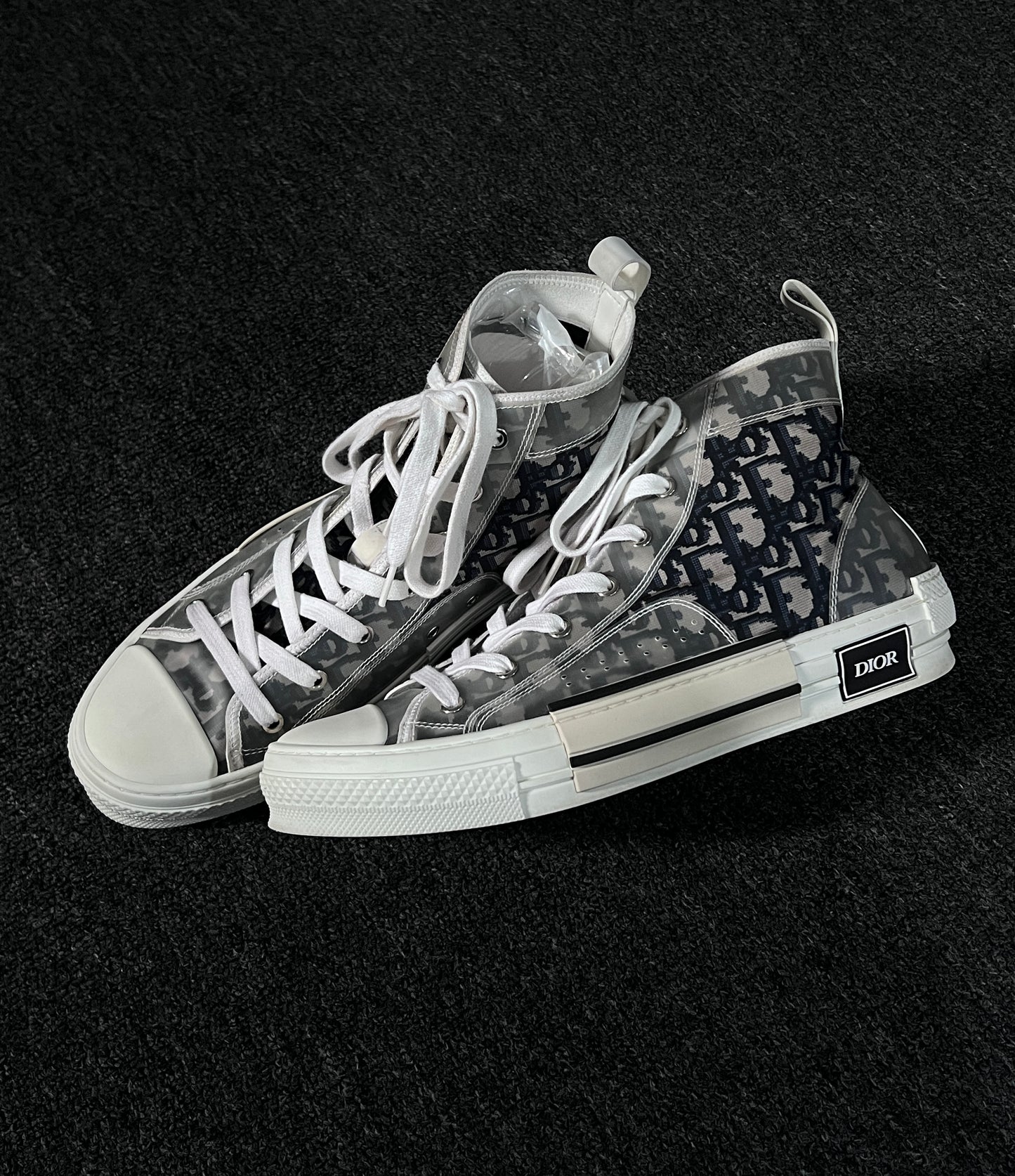 DIOR OBLIQUE B23 HIGH CUT SNEAKERS