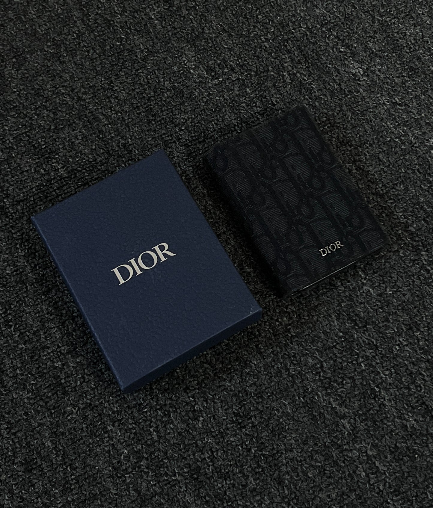 DIOR OBLIQUE LOGO CARD HOLDER