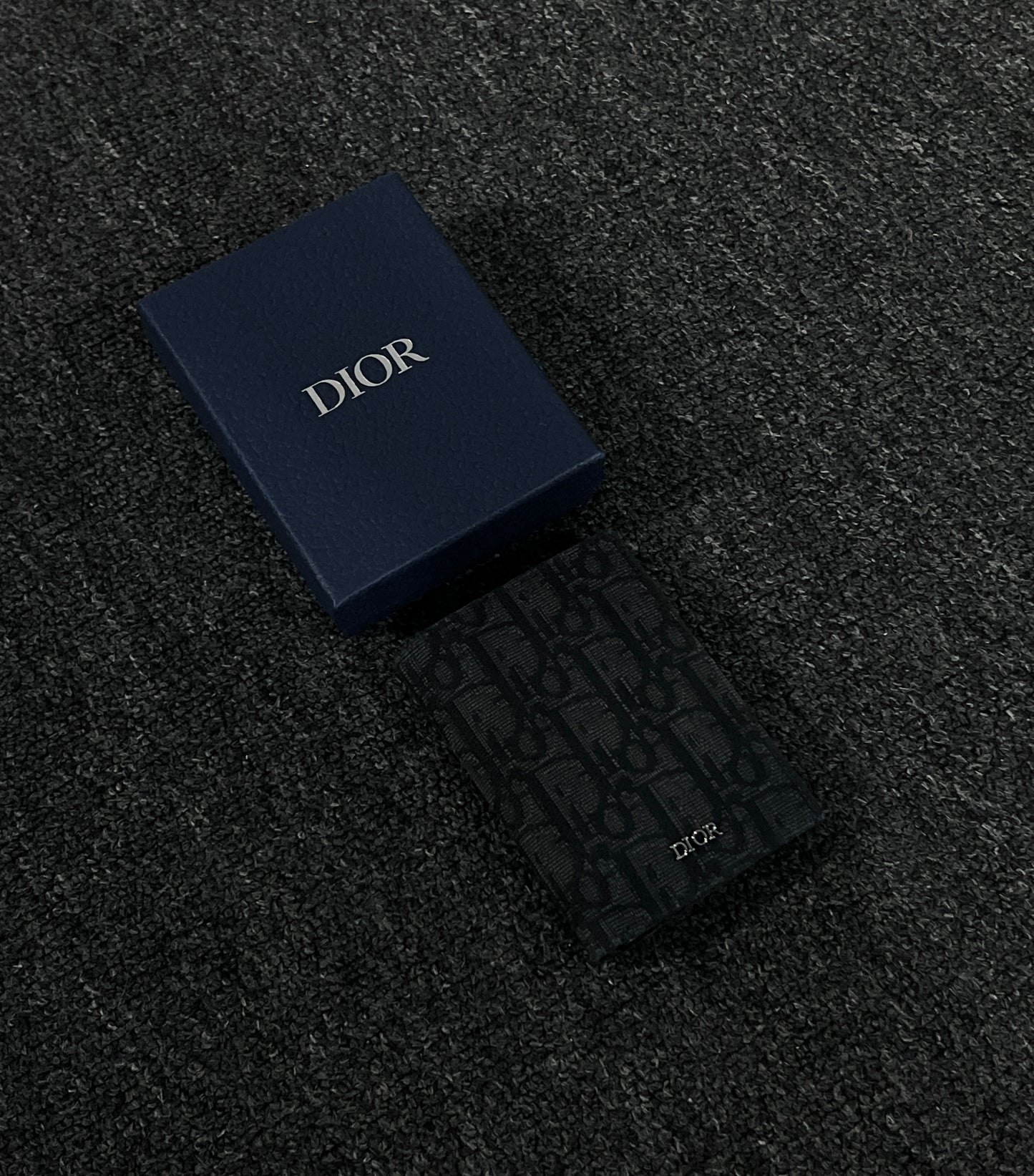 Dior Oblique Logo Card Holder