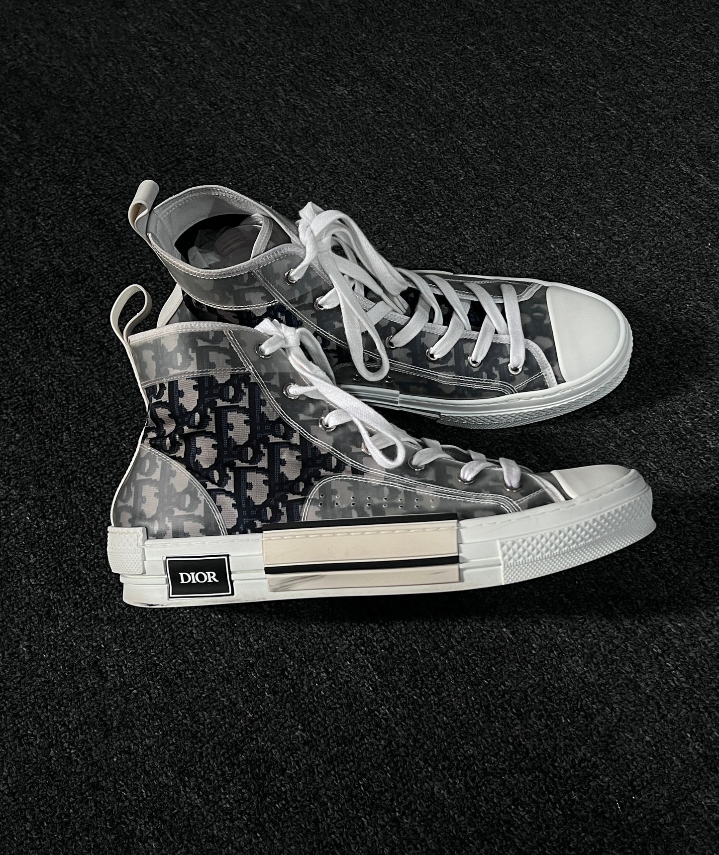 DIOR OBLIQUE B23 HIGH CUT SNEAKERS