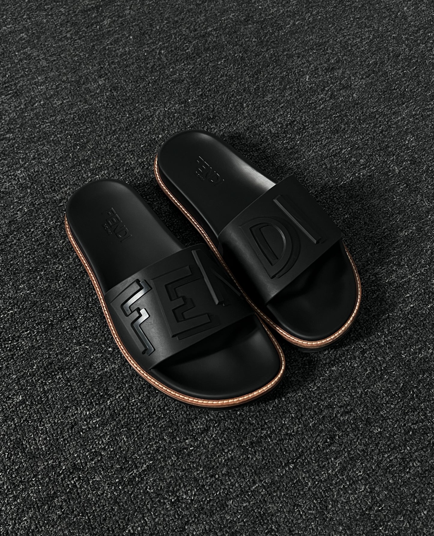Fendi Classic Logo Sandals Slides