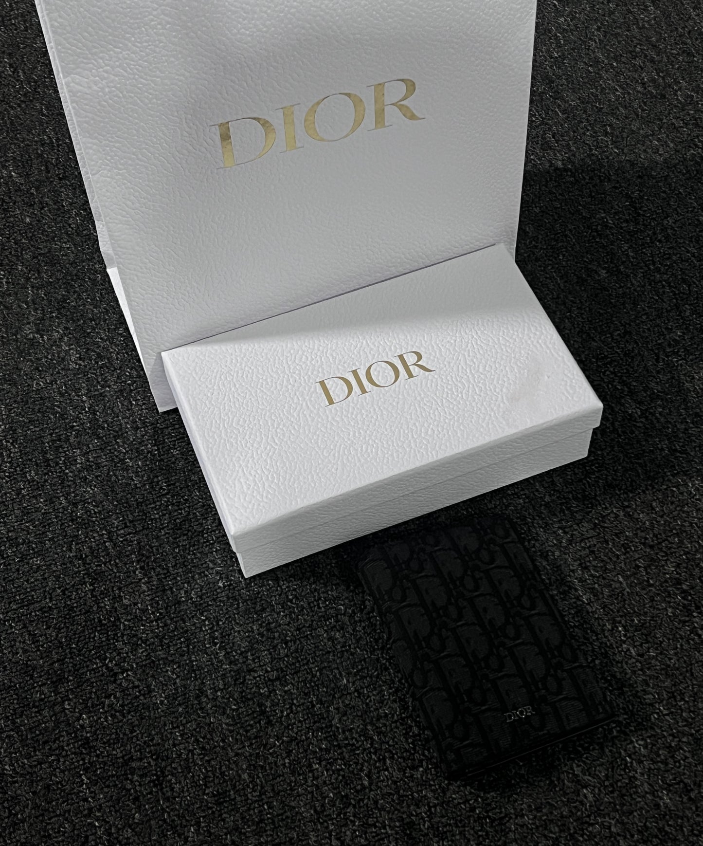 DIOR OBLIQUE LOGO CARD HOLDER