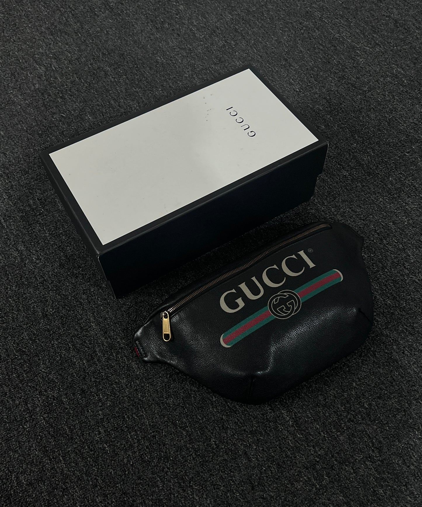 Gucci Classic Logo Waist Bag Large