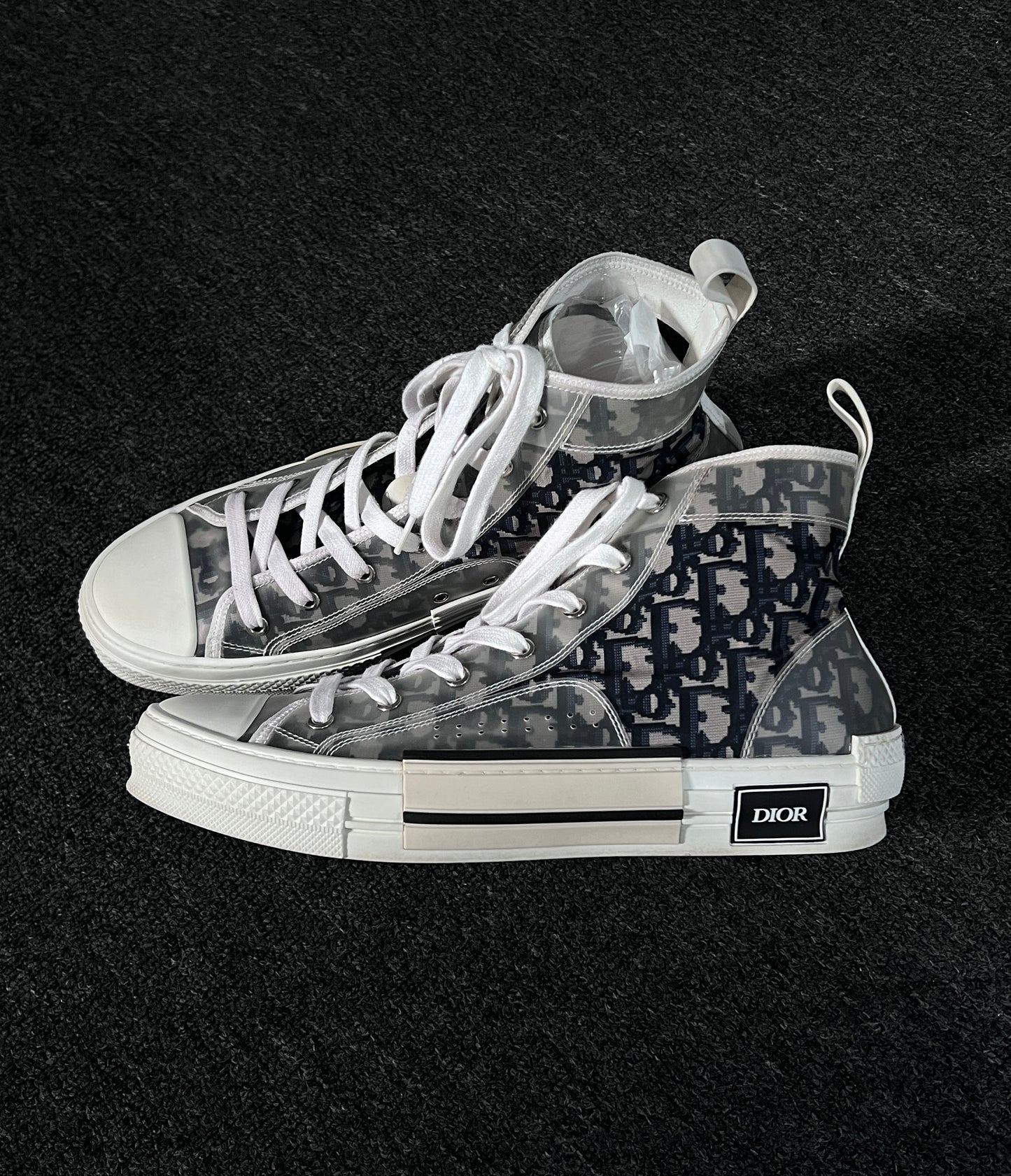 DIOR OBLIQUE B23 HIGH CUT SNEAKERS