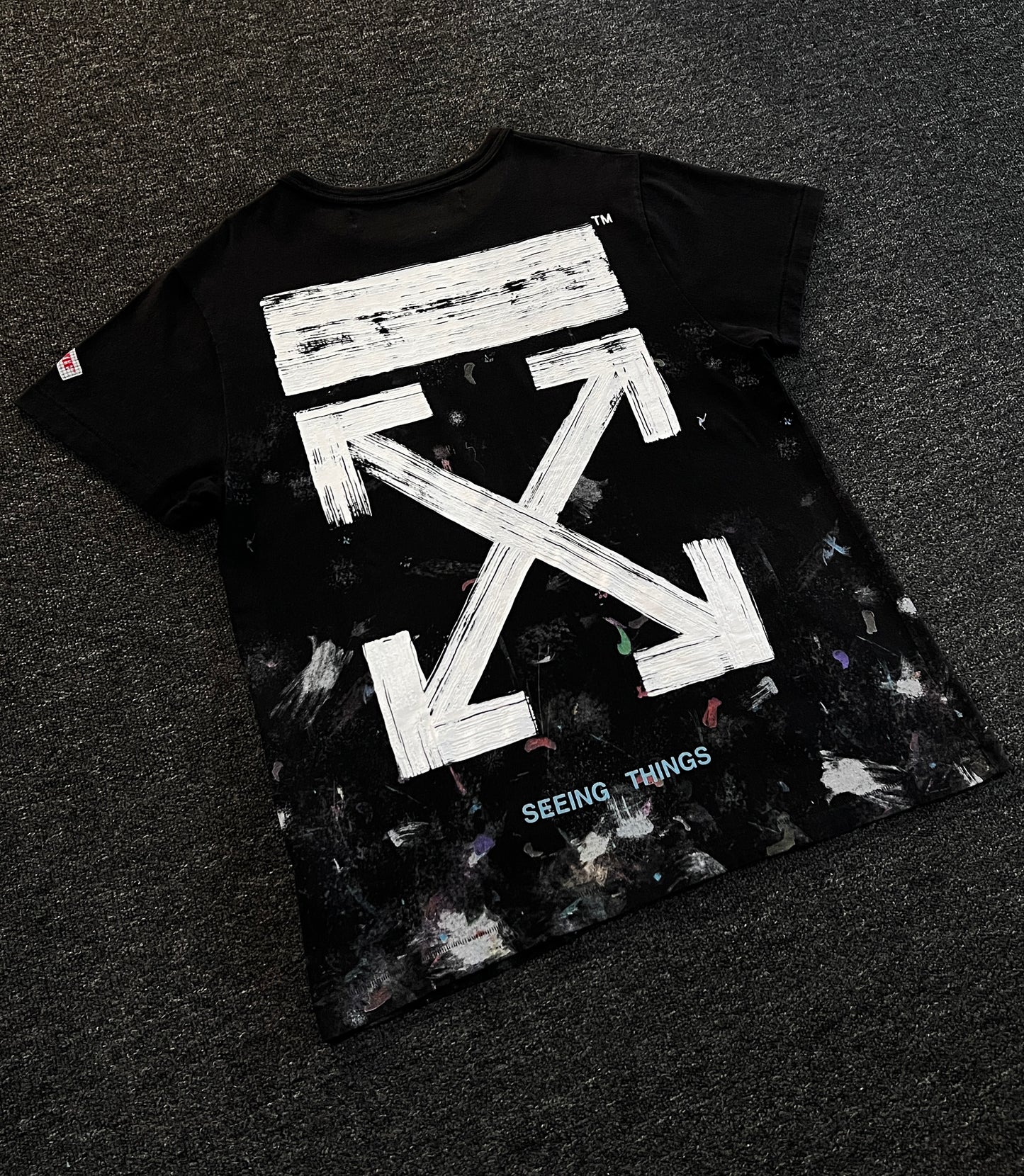 Off White Galaxy Arrow Tee