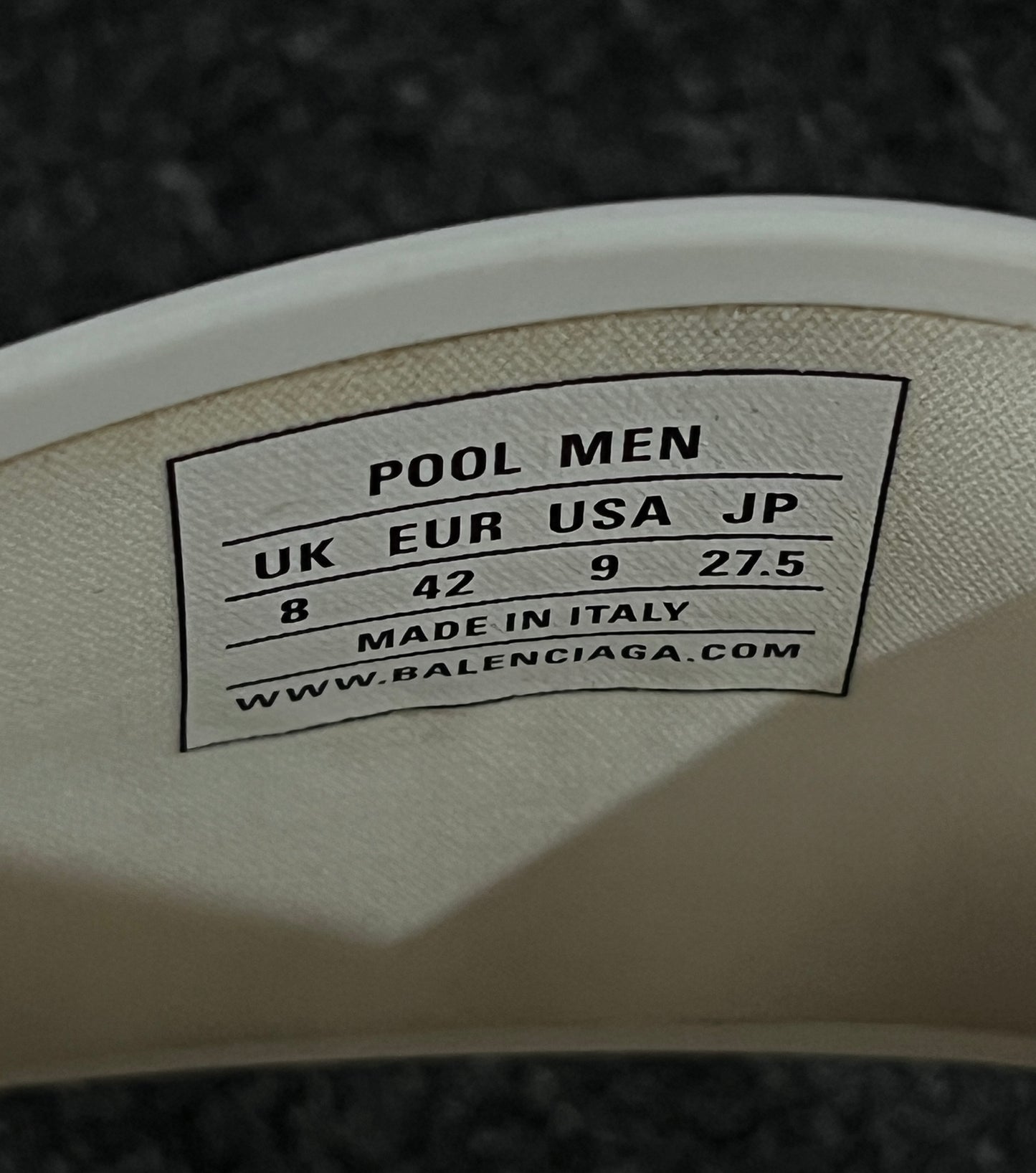 BALENCIAGA CLASSIC LOGO SANDALS SLIDES