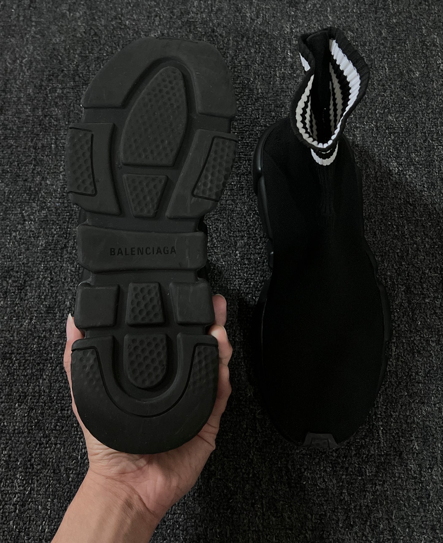 BALENCIAGA X ADIDAS SPEED TRAINER SNEAKERS