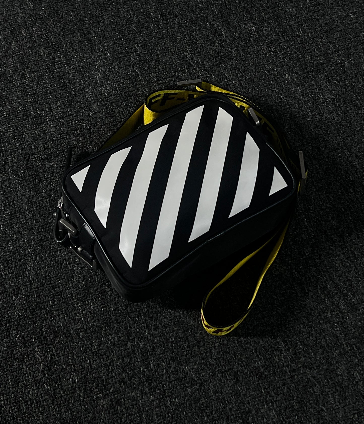 Off White Nylon Messenger Bag