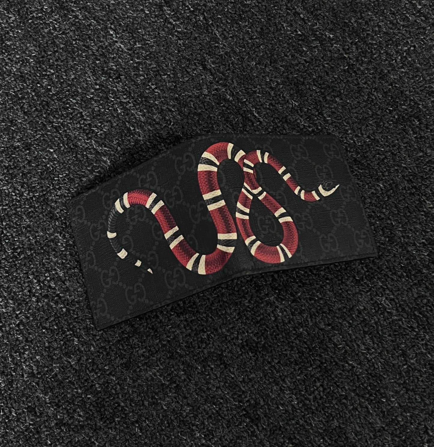Gucci King Snake Logo Wallet