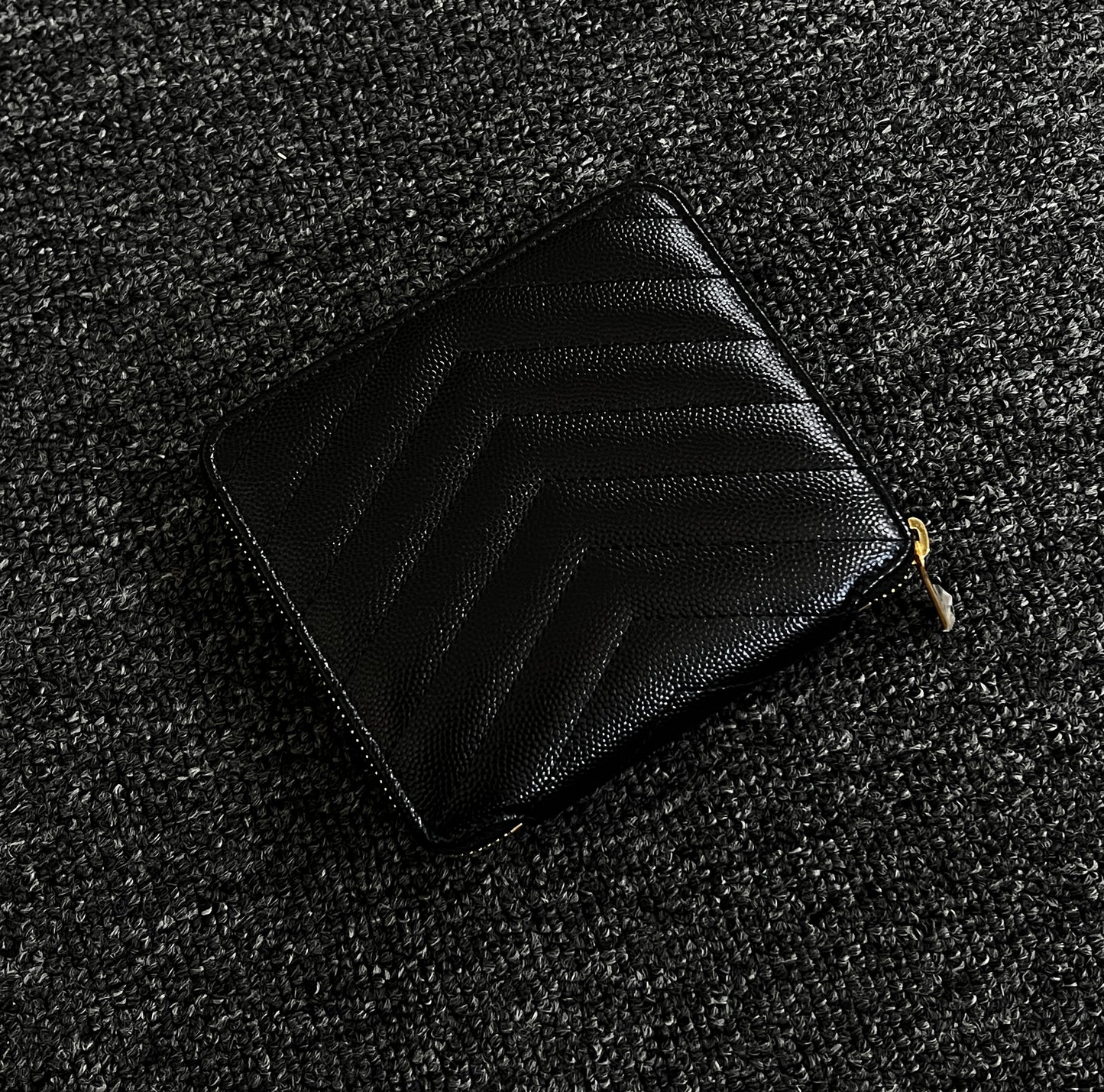 YSL MONOGRAM LOGO WALLET