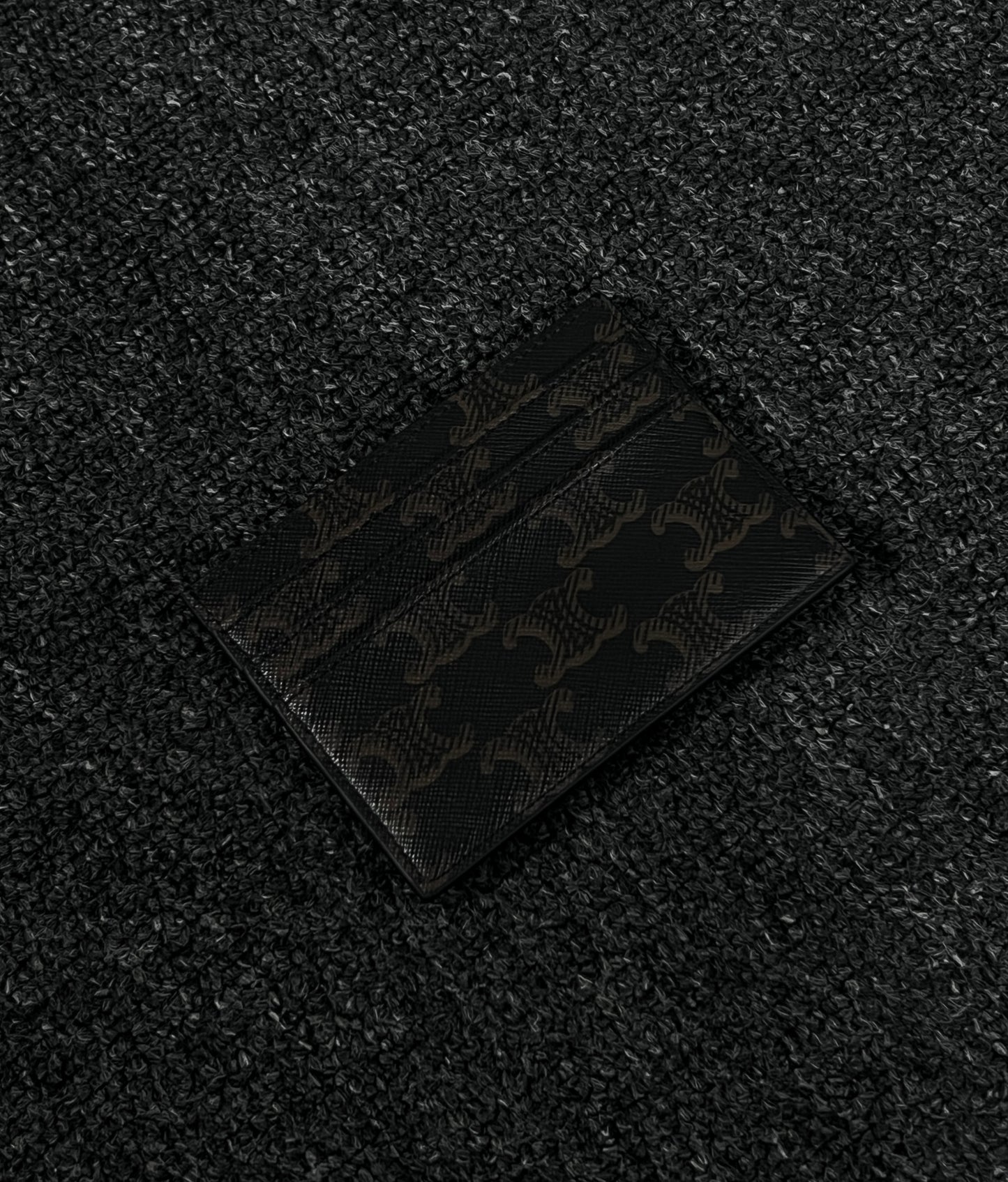 CELINE TRIOMPHE LOGO CARD HOLDER