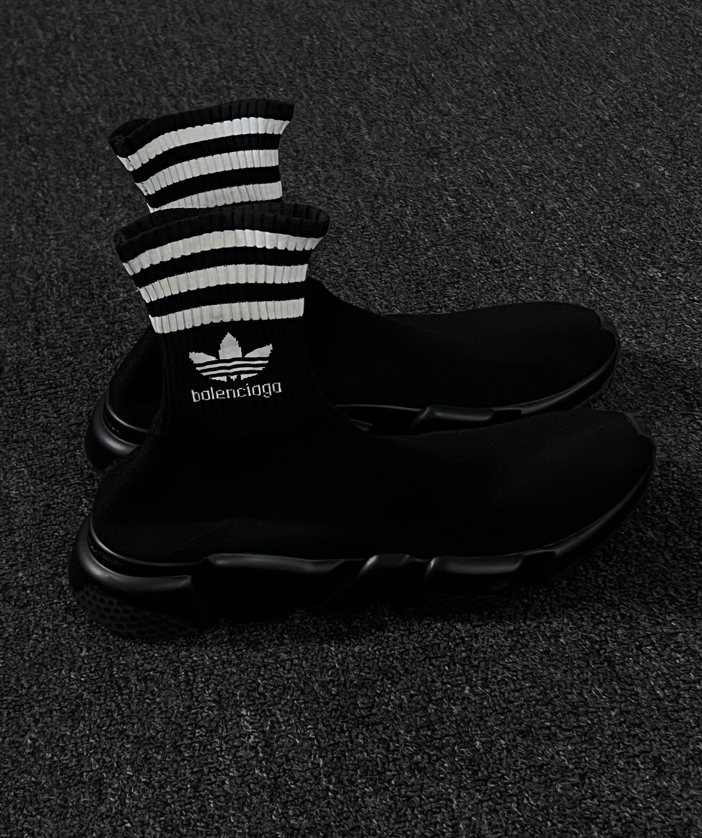 BALENCIAGA X ADIDAS SPEED TRAINER SNEAKERS