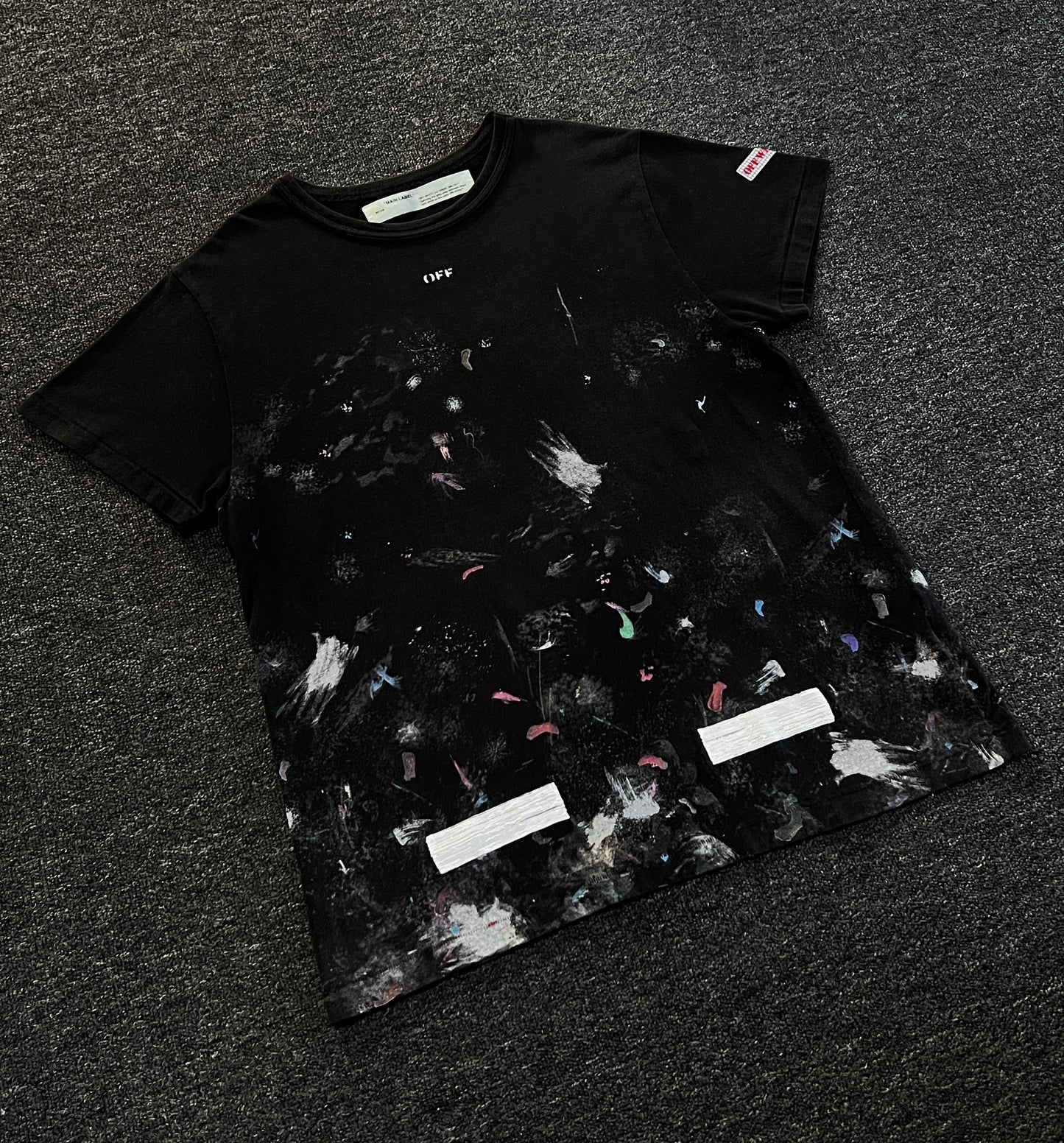 Off White Galaxy Arrow Tee