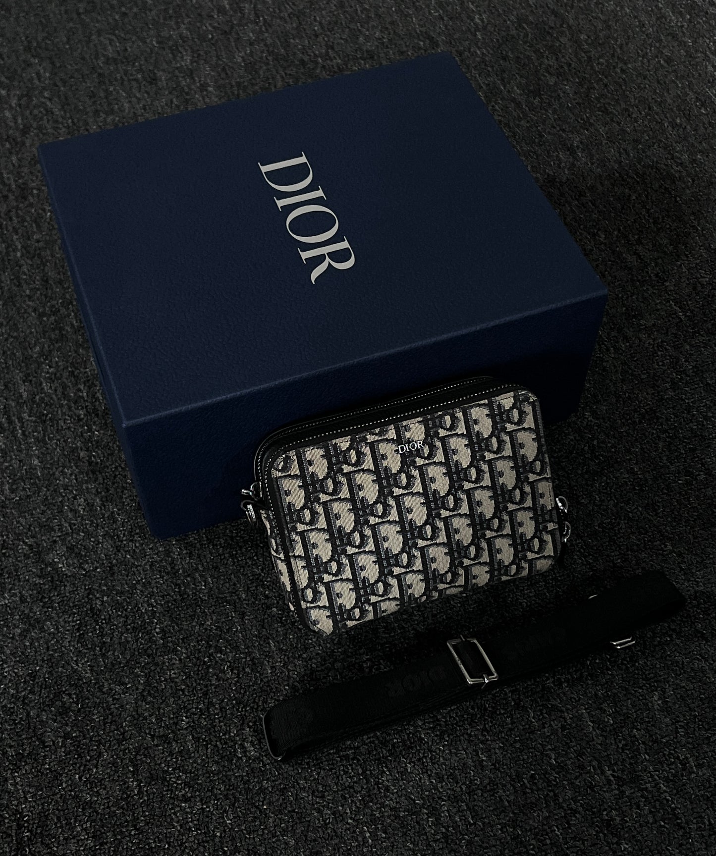 Dior Oblique Logo Shoulder Bag