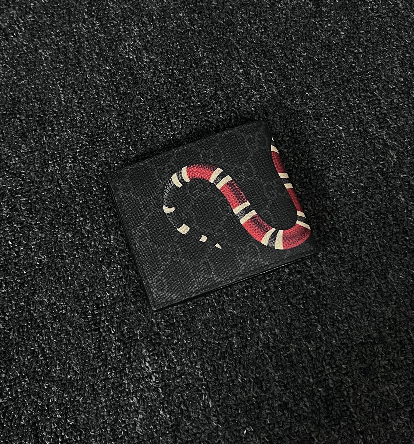 Gucci King Snake Logo Wallet