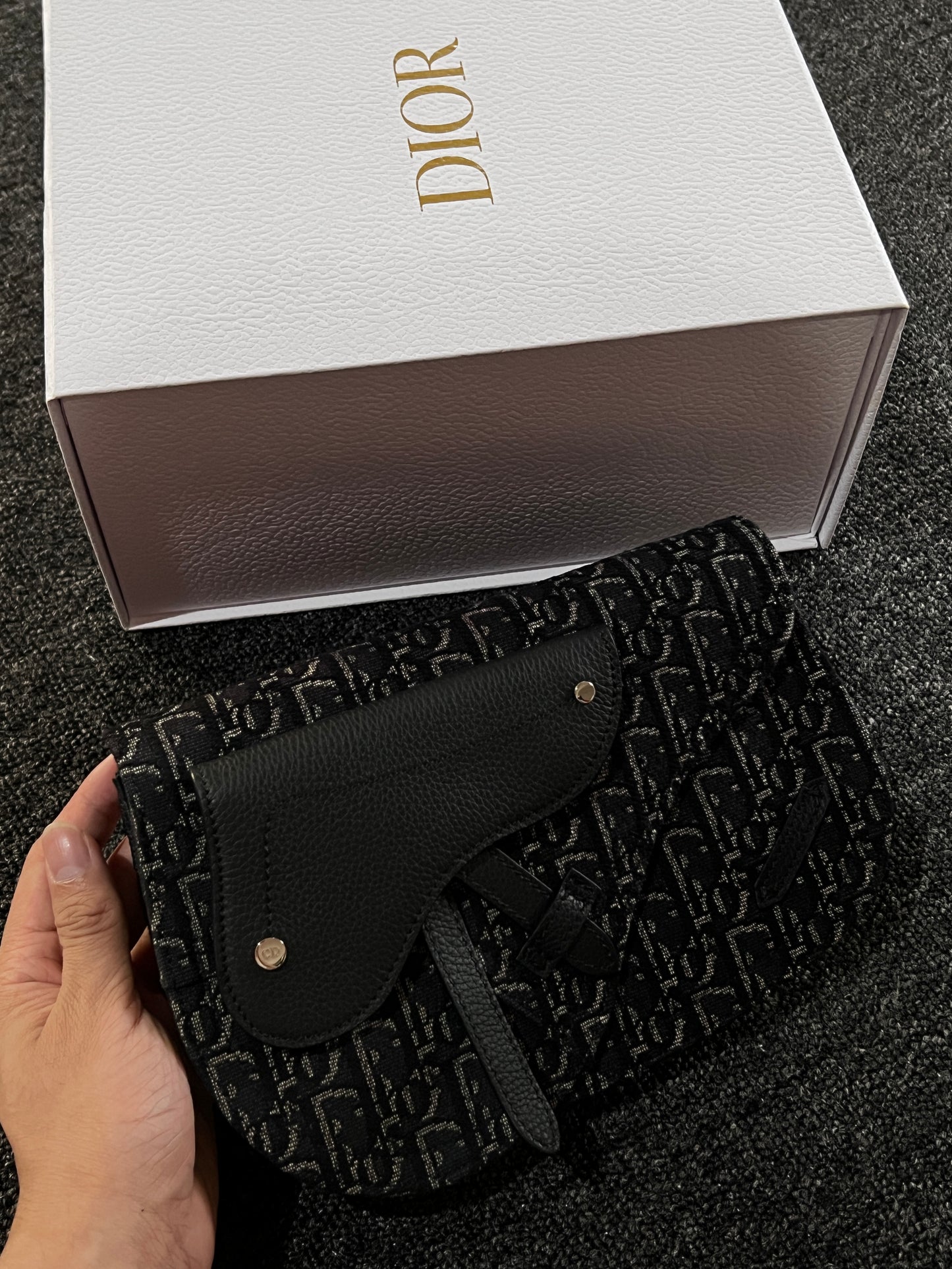 DIOR OBLIQUE SADDLE BAG