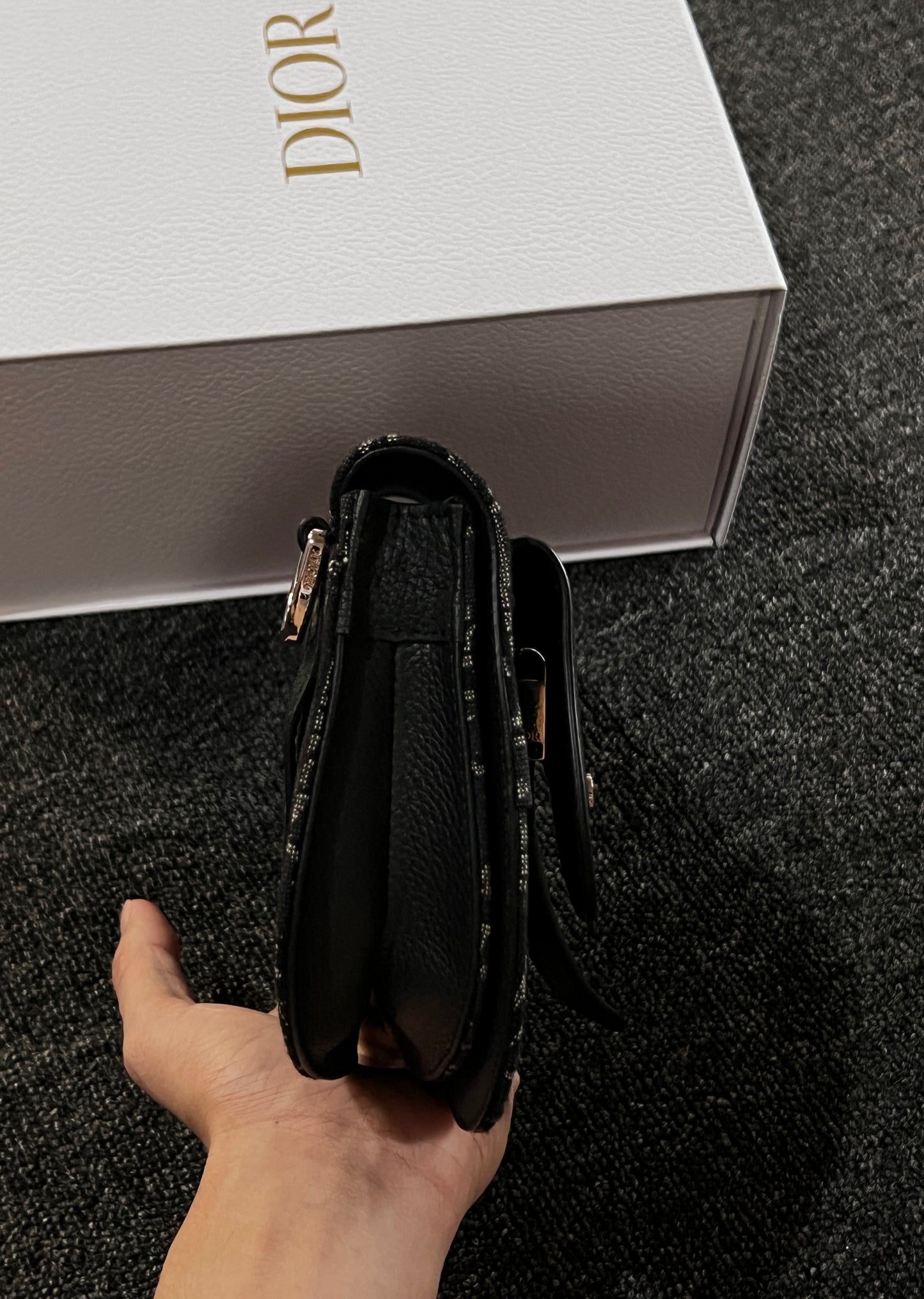 DIOR OBLIQUE SADDLE BAG