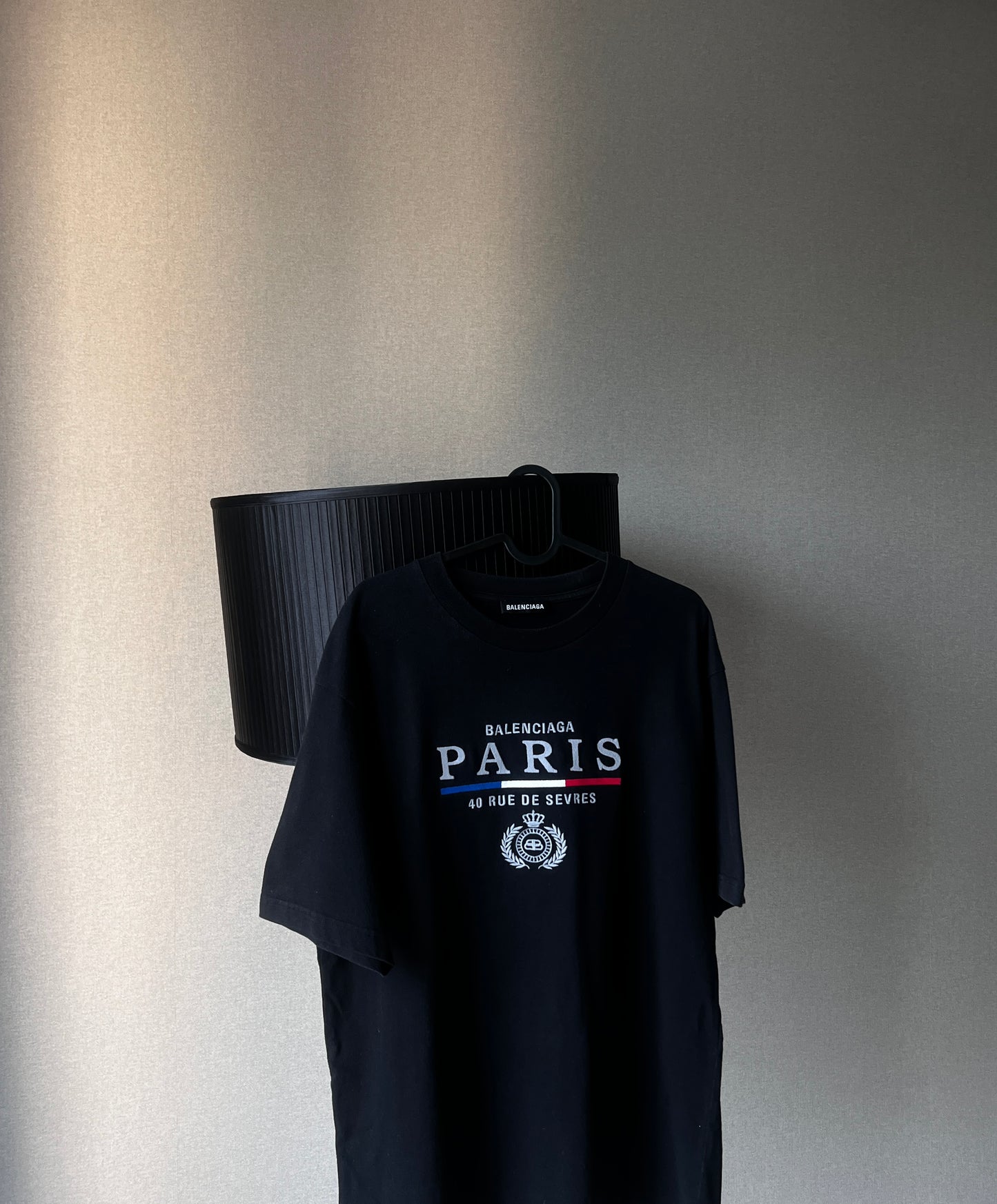 Balenciaga Paris Embroidery Logo Tee