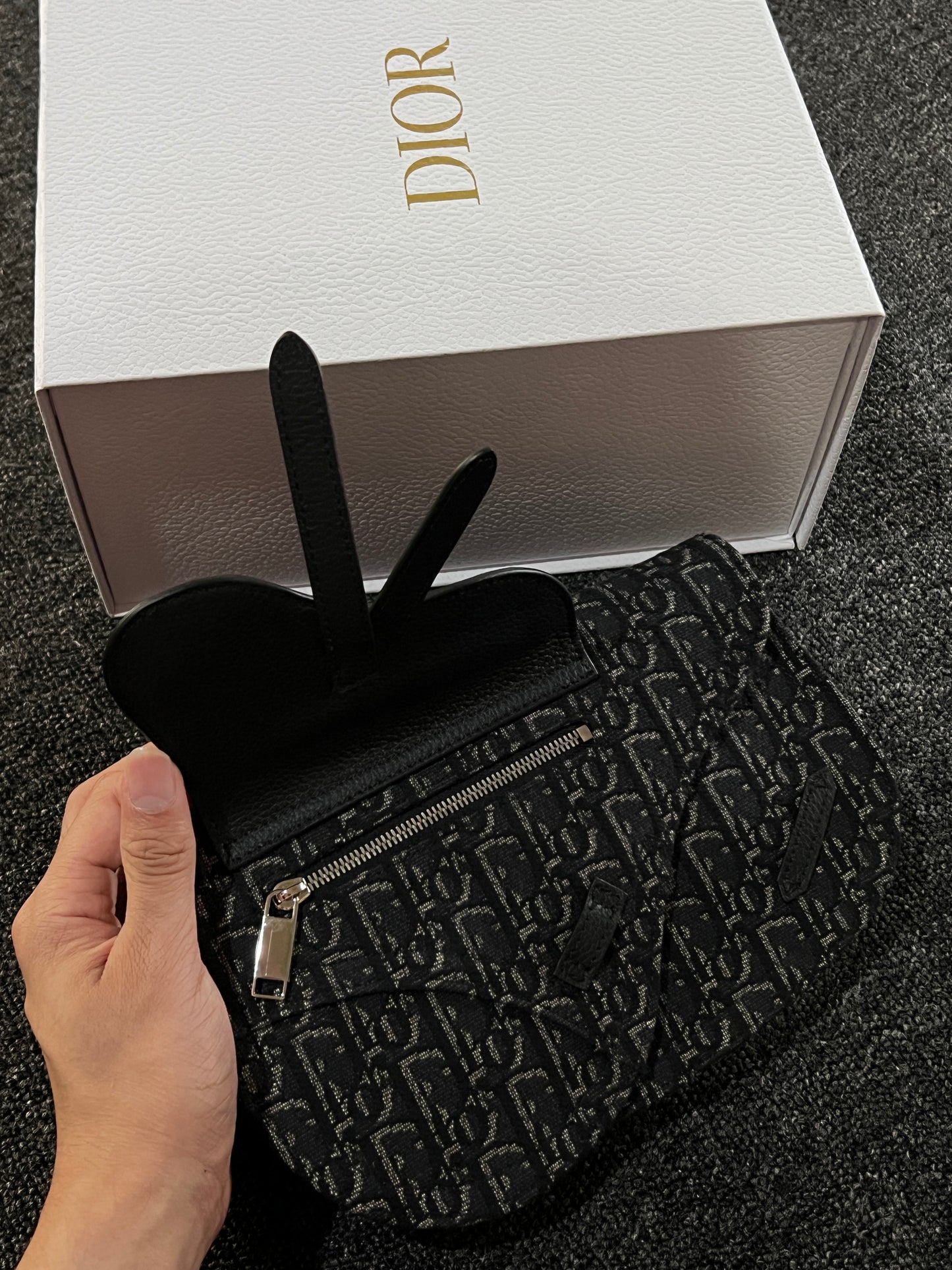 DIOR OBLIQUE SADDLE BAG