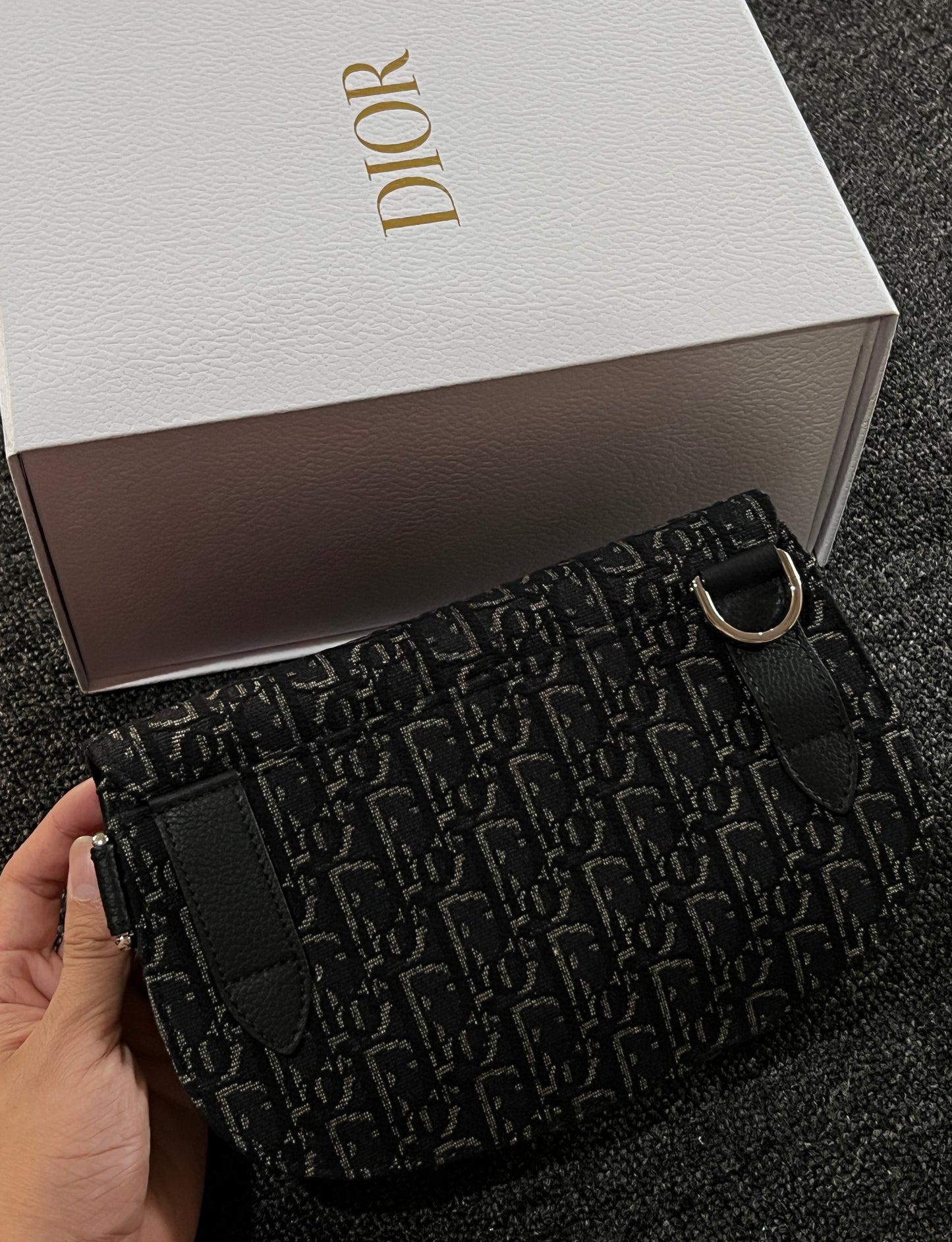 DIOR OBLIQUE SADDLE BAG