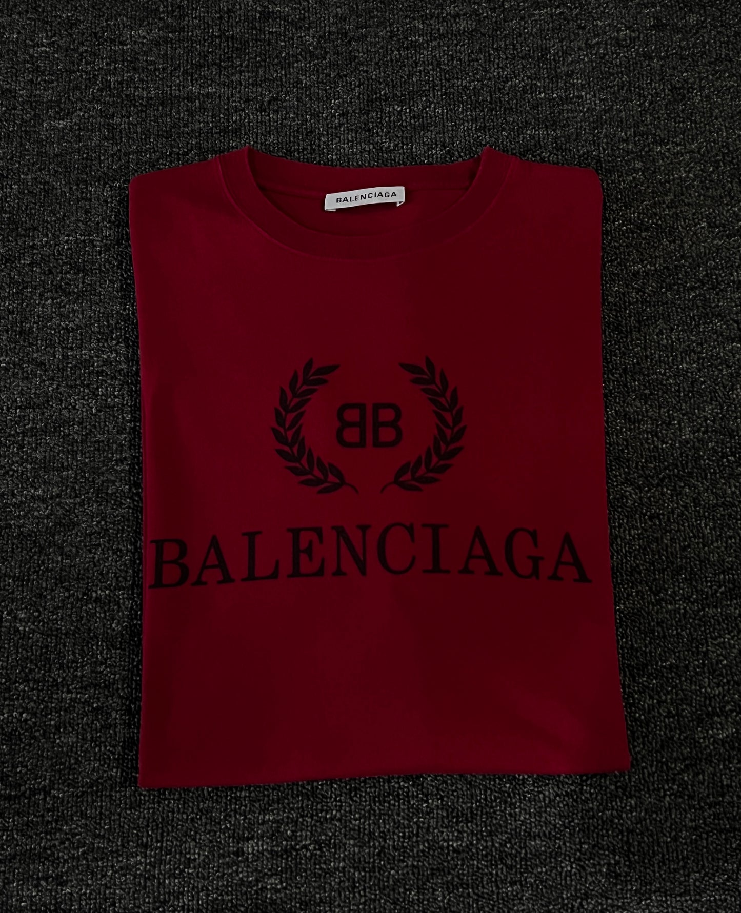 Balenciaga BB Lock Red Tee