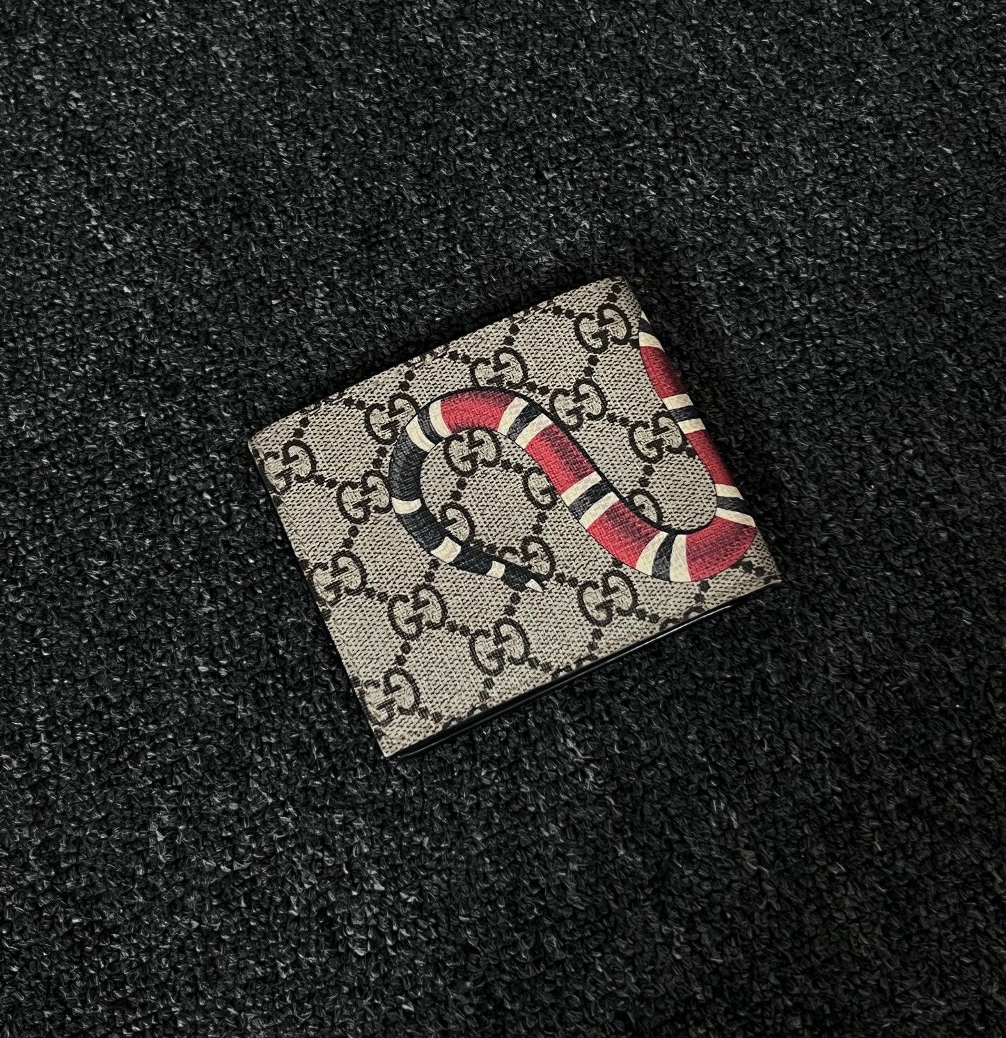 Gucci King Snake Logo Wallet