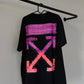 New design off white arrow logo tee