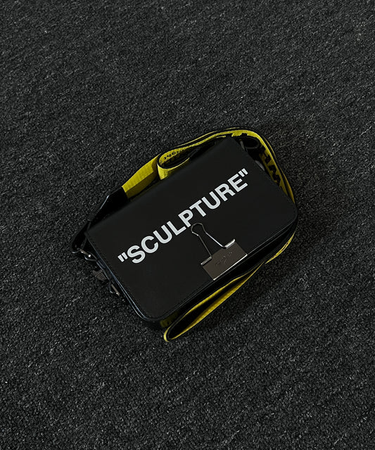Off white sculpture bag