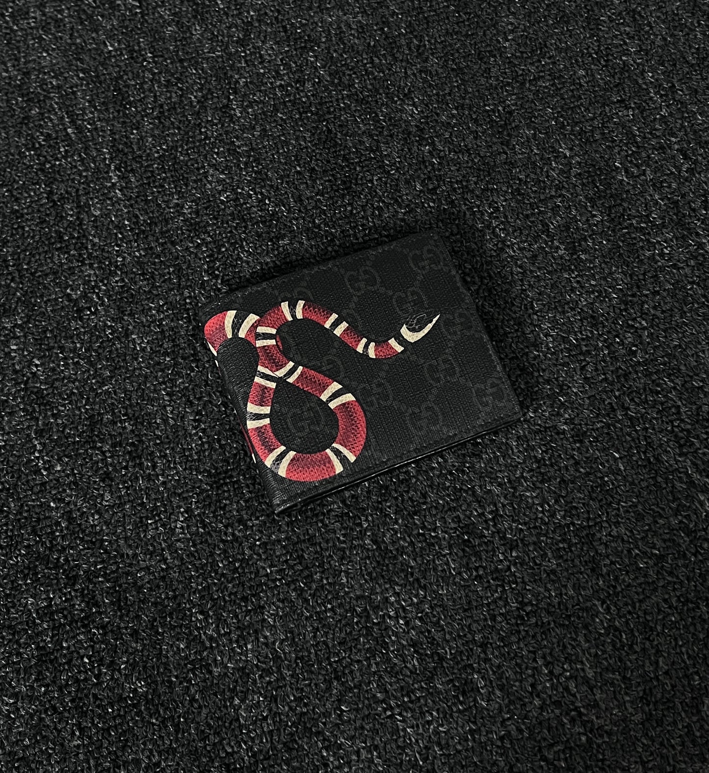 Gucci King Snake Logo Wallet