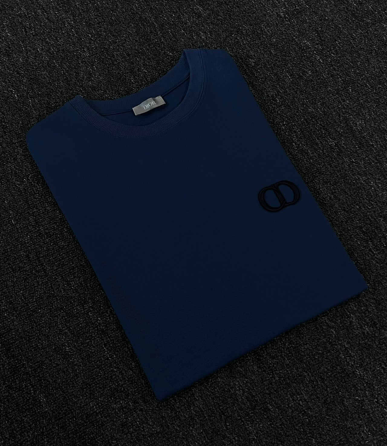 Dior Embroidery Classic Logo Tee