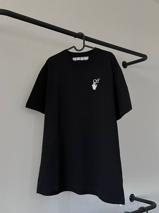 New design off white arrow logo tee