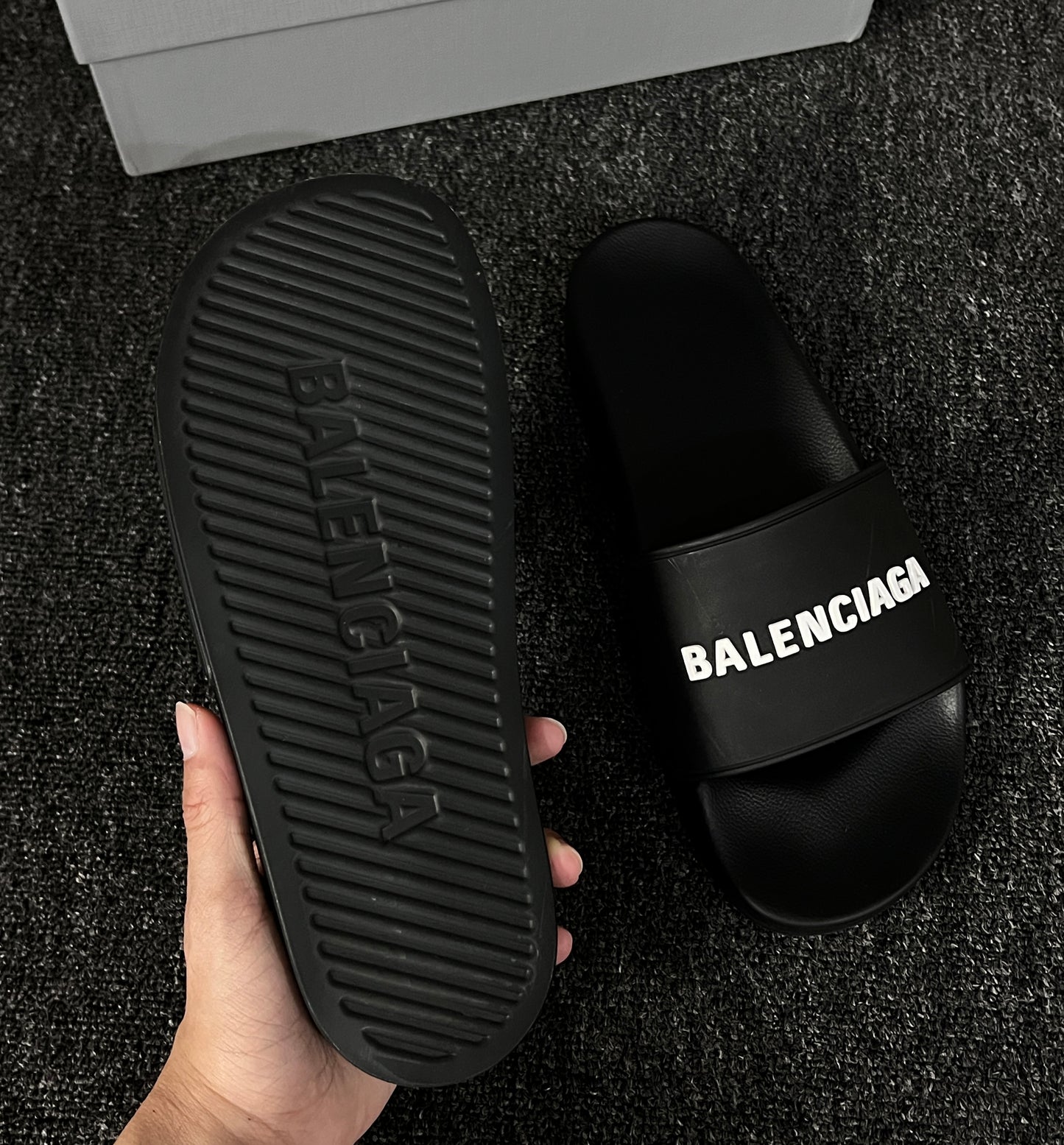 Balenciaga Logo Slides