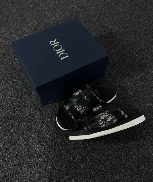 Dior Alpha Jacquard Slides
