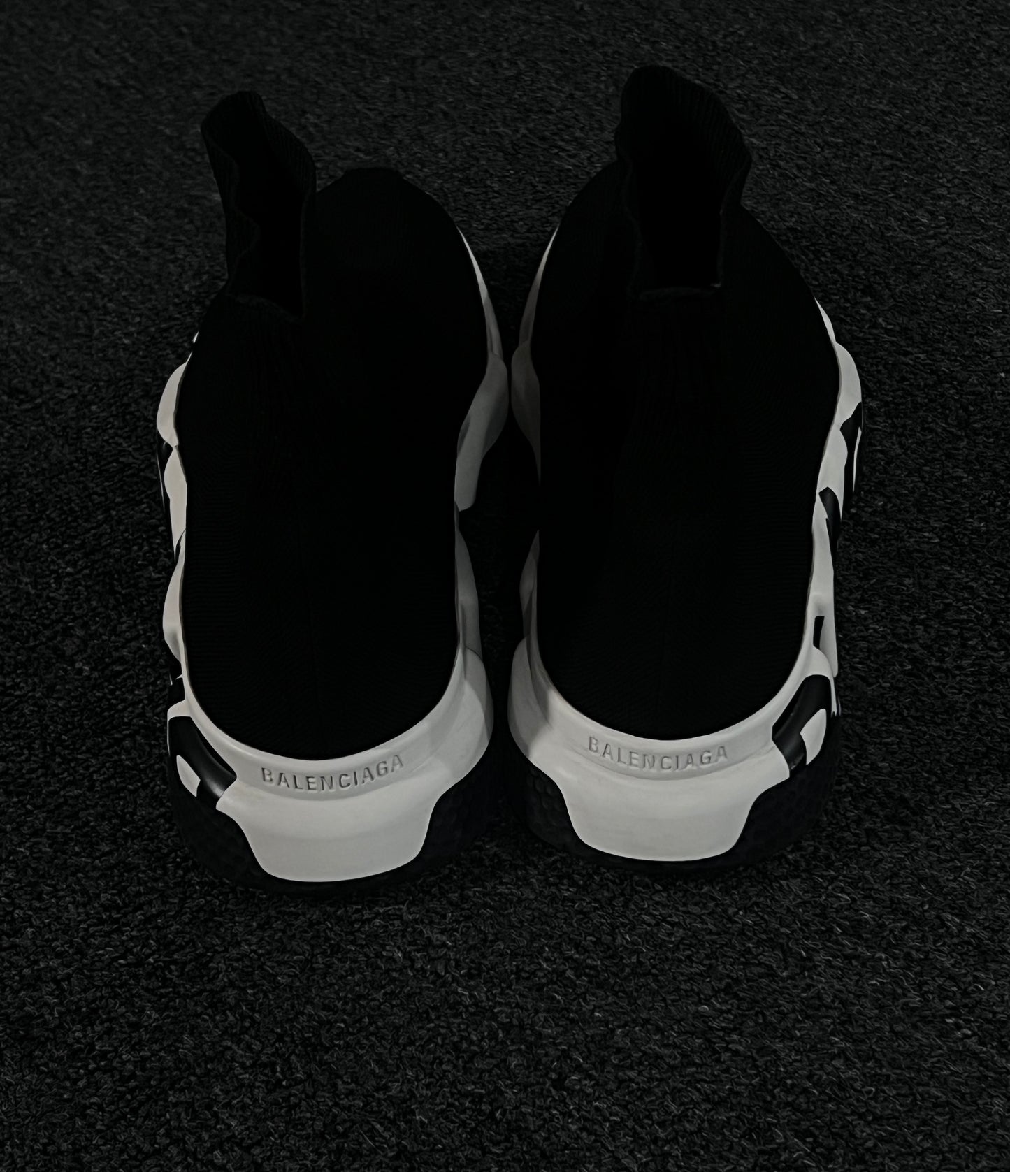 BALENCIAGA GRAFFITI SPEED TRAINER SNEAKERS