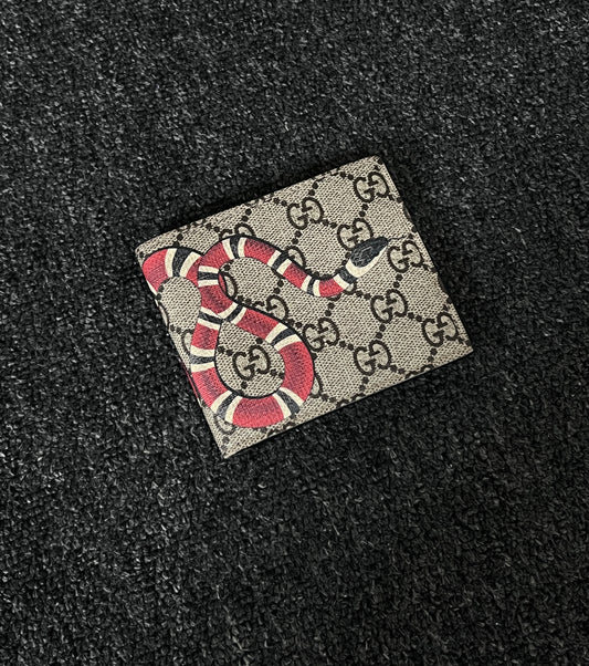 Gucci King Snake Logo Wallet