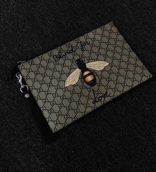 Gucci Classic Bee Logo Clutch Bag