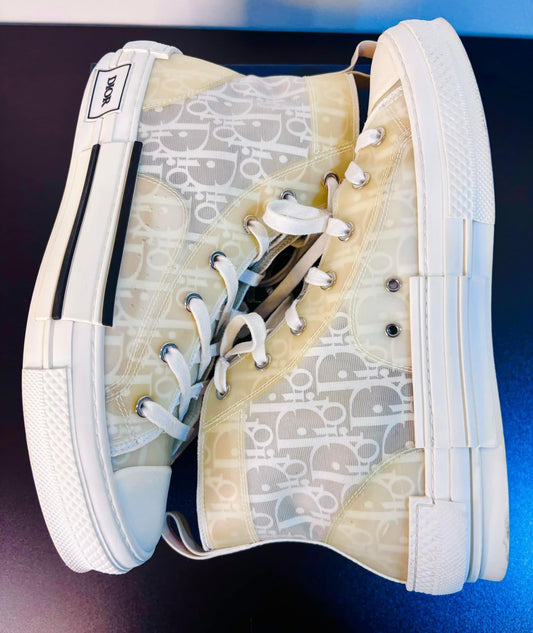 Dior Oblique Logo B23 High Cut Sneakers