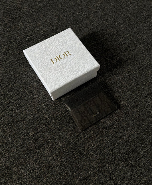 Dior Oblique Logo Card Holders