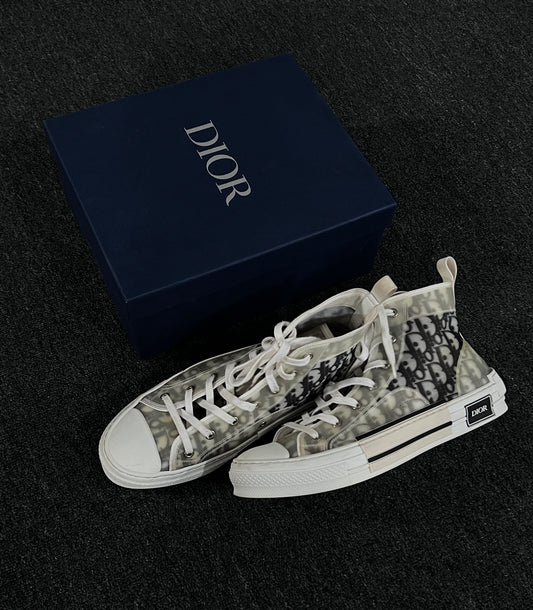 Dior Oblique Logo B23 High Cut Sneakers