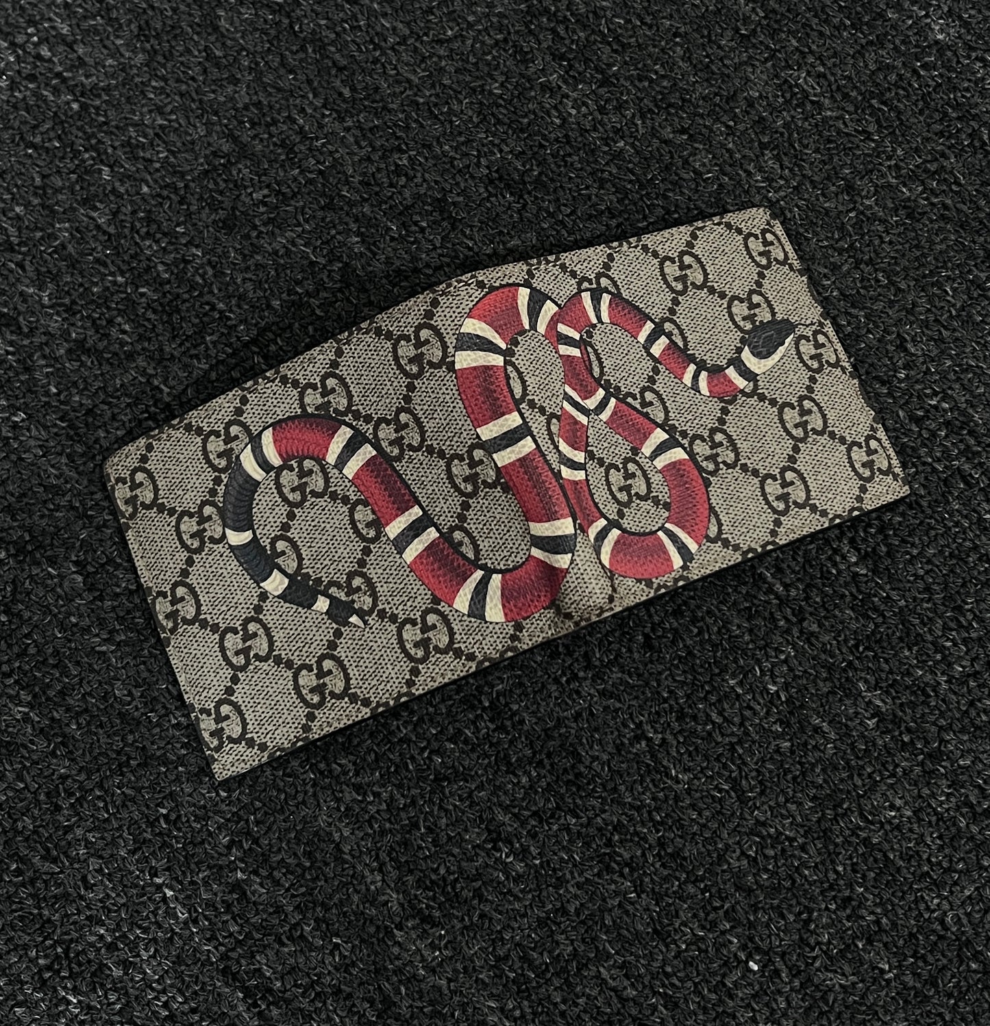 Gucci King Snake Logo Wallet