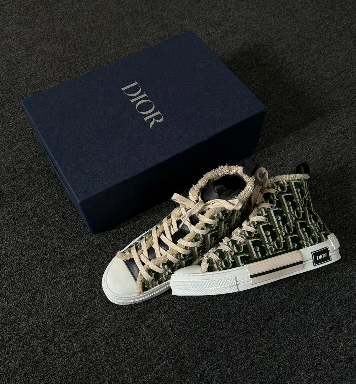 Dior Oblique High Cut Sneakers