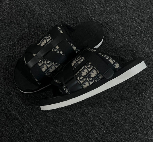 Dior Alpha Jacquard Slides