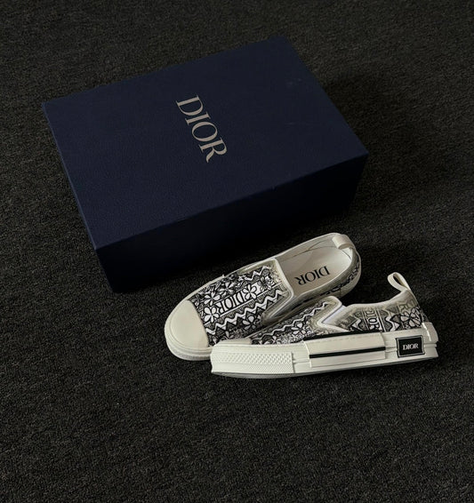 Dior X Shawn Stussy B23 Slip On Sneakers