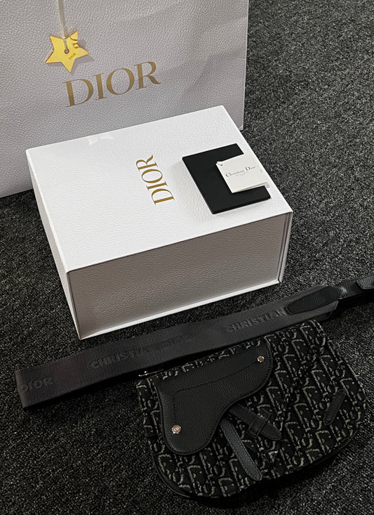 DIOR OBLIQUE SADDLE BAG