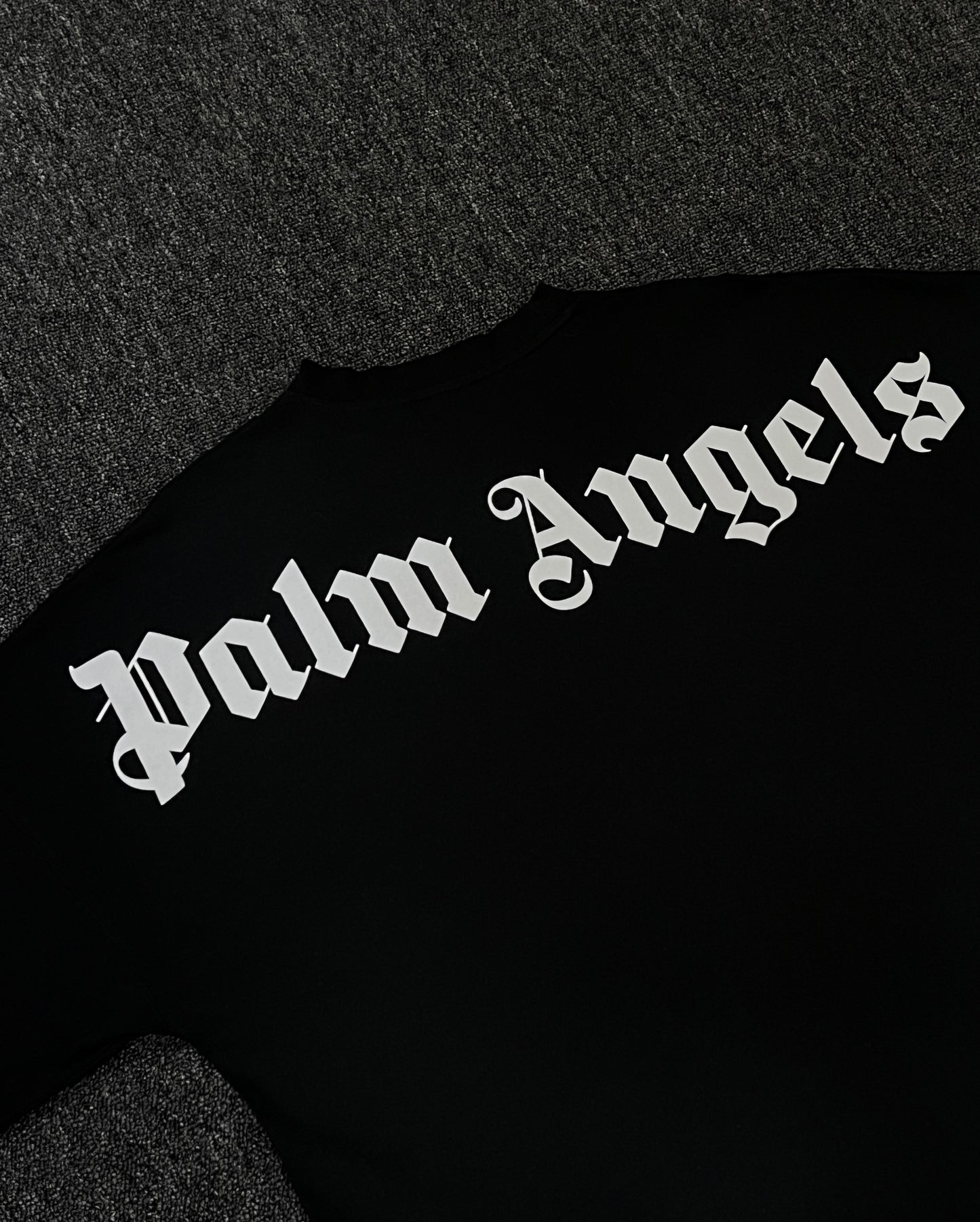 Palm Angels Front And Back Logo Tee